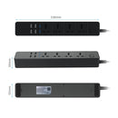 WIFI Smart Power Strip Universal Funktioniert mit Alexa Googlehome Multi Plug Four Takes 6AC Socket 4 USB Voice Control UK/EU/US/AU