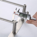 Badezimmer-Handtuchhalter mit Haken Wandmontage, 304 Edelstahl Handtuchhalter 3-Ebenen-Halter Handtuchhalter zur Aufbewahrung von Badetüchern