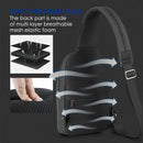 Lifetime Warranty RFID Anti theft Chest Bag Waterproof Men Light Weight Crossbody Bag Male Chest Bag Fashion High Quality Zipper