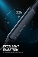 SoundPEATS Force Pro Bluetooth Wireless Earphones CVC Eingebautes Mikrofon Stereo Super Bass In-Ear Magnetic Sports Earbuds 22H Player