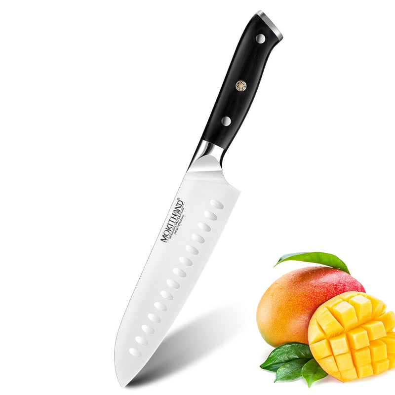 Japanese Kitchen Knives Sharp Chef Knife Sets Germany 1.4116 High Carbon Steel Santoku Fruit Boning Cooking Knife Handmade