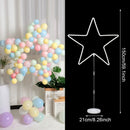 Kunststoff-Ballon-Bogen-Ring DIY Hintergrund-Halter-Kreis-Ballon-Säulen-Basis-Babyparty-Geburtstags-Hochzeitsfest-Dekor-Brautparty