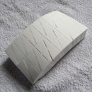 24 Stück verschiedene Größen, weißes Dreieck, Wattepad, Make-up-Schwamm, Foundation, Nass-Trocken-Verwendung, Nicht-Latex, Vitamin E, Kosmetik-Puff