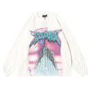 Blitz Grafik Langarm T-Shirt Gothic Fairy Grunge T-Shirts Männer Hip Hop Print Goth Streetwear 2022 Herbst Trending Kleidung Top