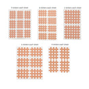 (Packung mit 10 Blatt) Kindmax Healthcare Spiral Cross Kinesiology Tape Physiotherapie Cross Tape zur Schmerzlinderung