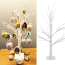 Decoración de Pascua de 60cm, luz LED de árbol de abedul, huevos de Pascua, adorno colgante, árbol, suministros para fiestas de Pascua, decoraciones de Pascua para la mesa del hogar
