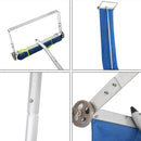 193-650 cm Dachschneerechen -30 Grad Teleskop-Schneebeseitigungssystem Tuch Einstellbare rutschfeste Stange Dachrechen zum Entfernen von Schnee