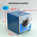 Schalter Magnetische Tischbasis 6T 8T 10T 12T V Typ Power Magnetische Basis Messuhr Ständer Basis Magnet Sitz Tisch Drahtschneiden