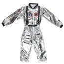 SNAILIFY Silber Spaceman Overall Jungen Astronaut Kostüm für Kinder Halloween Cosplay Kinder Pilot Karneval Party Kostüm