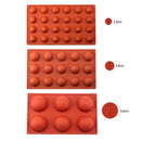 Schokoladenkugelform Halbkugelform Halbkugelform Silikon Schokoladenkuchen Mousse Dessert Backen Gebäck Backformen