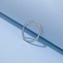 GEM'S BALLET 585 14K 10K 18K Gold 925 Silber Schmuck Moissanite Diamond Engagement Anniversary Band Ring für Frauen Hochzeit