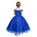 Disney Mädchen Cinderella Cosplay Kostüm Kleid Kinder Ärmellose Prinzessin Party Kleider für Baby Mädchen Halloween Geburtstag Kleidung