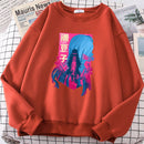 2022 Demon Slayer Japan Anime Men Hoody Autumn New Fashion Sweatshirt Harajuku Fleece Pullovers Personality Crewneck Men Hoodies