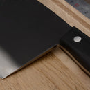 Mosquetón XYj, cuchillo de carnicero, espiga completa, para acampar al aire libre, cubierta de caja de regalo, paquete de supervivencia, cuchillo de acero inoxidable 7cr17