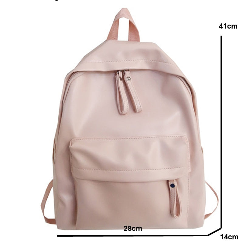 mode adrette frauen rucksack leder schultasche rucksäcke für teengers gilrs große kapazität pu reiserucksack Sac A dos