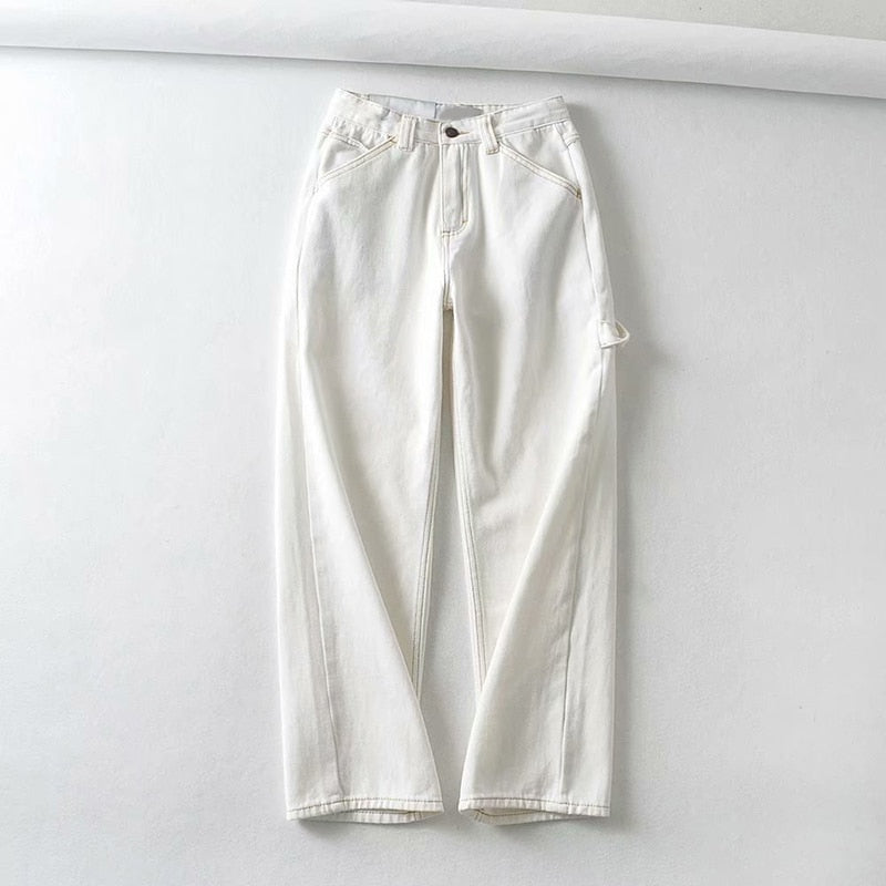 GOPLUS Jeans Damen Mom Jeans Sommer Vintage Kleidung Wide Leg Cargo Pants Jeans Femme 2022 Nouveau Spijkerbroeken Dames C10634