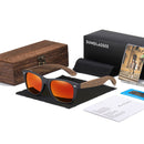 Gafas de sol polarizadas de madera de nogal marca GM para hombre, gafas de sol con montura cuadrada, gafas de sol para mujer, gafas de sol masculinas S7061h