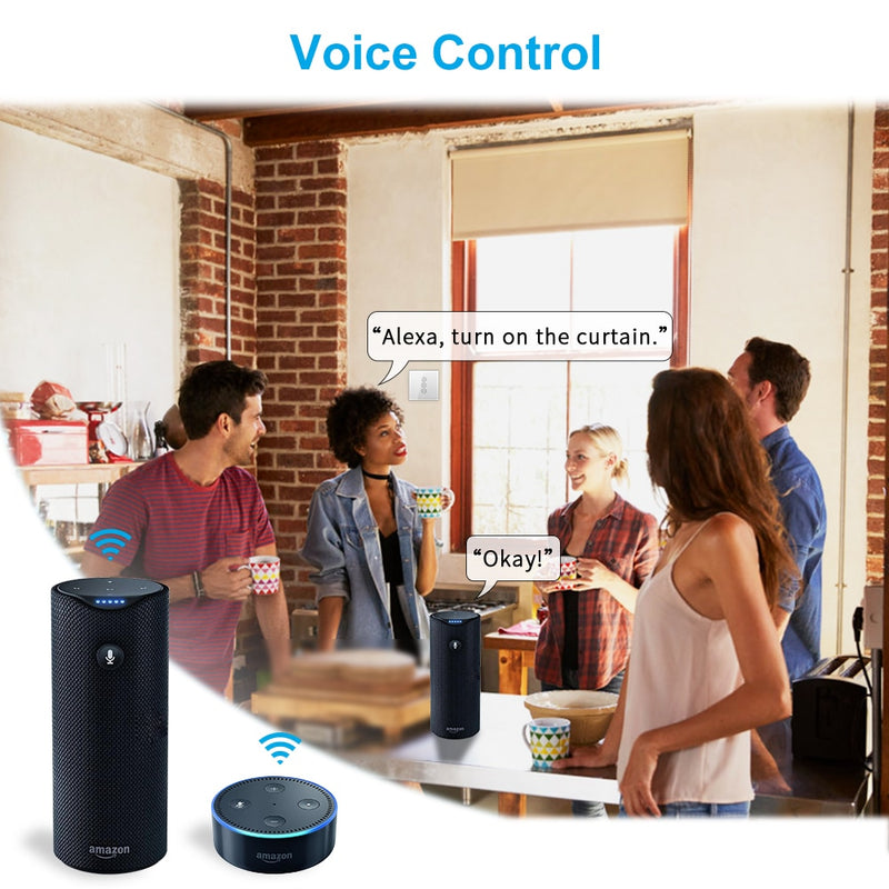 Tuya Smart Life ZigBee 3.0 Vorhangschalter und Fernbedienung für Rollladen Google Home Alexa Voice Control Automation MQTT