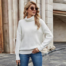 Mozuleva 2022 Herbst Winter Pullover Grundlegender warmer Pullover für Frauen weich gestrickt solide koreanische Rollkragenpullover Mode Pullover Tops