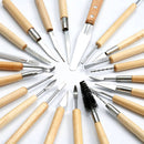 DIY Art Clay Sculpting Kit Sculpt Glättwachs Carving Pottery Ceramic Tools Polymer Shapers Modeling Carved Tool Mit Tasche