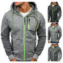 Covrlge Herren Hoodies Patchwork Sweatshirt 2019 Neuer heißer Verkauf Raglan Hoody Herbst Winter Herren Zipper Sportswear Hoodie MWW180