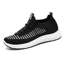 Beiläufige Turnschuhe für Frauen Mesh-Plattform Atmungsaktiver weißer Sport-Sneaker Damen-Trainer weibliche Socken-Turnschuhe gelbe weibliche Schuhe