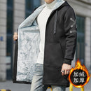 2021 Männer Winter Verdicken Fleecejacke Herren Casual Kapuzenmantel Cargo Baumwolle Jacken Windjacke Outwear Mann