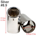 2 teile/satz verchromt edelstahl auto auspuff spitze rohre abdeckungen für audi a1 a3 a4 tt 2009–2015/vw volkswagen passat