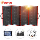 Dokio 300W 18V flexibles faltbares Solarpanel Hochwertiges tragbares Solarpanel China für Camping/Boot/Wohnmobil/Reisen/Zuhause/Auto