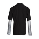 TWOTWINSTYLE verano sólido Blazer para mujer manga larga diamante Patchwork largo elegante abrigo mujer moda ropa 2022 nuevo