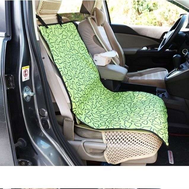 Dog pad hammock cover with seat belt for Dodge car