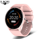 LIGE 2022 Neue Smart Watch Männer Voller Touchscreen Sport Fitness Uhr IP67 Wasserdicht Bluetooth Für Android ios Smartwatch Männer + Box