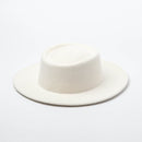 Eleganter Wollfilzhut, weißer Fedora mit breiter Krempe, für Hochzeit, Kirchenhut, Fedora-Hut, Dame, Winter, Floppy, Sombrero, Mujer, Fascinator, Mütze