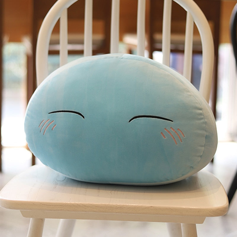 Juguetes de peluche Rimuru Tempest Anime That Time I Got Reencarned as a Slime Throw Pillow Cojín trasero Regalo suave para niños y bebés