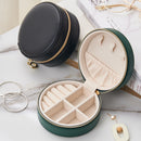 New Portable Leather Jewelry Box Princess European Korean Simple Small Mini Earrings Rings Storage Case Hot Sell