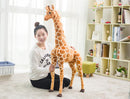 Riesige echte Giraffe Plüschtiere niedliche Stofftierpuppen weiche Simulation Giraffe Puppe Geburtstagsgeschenk Kinder Spielzeug Schlafzimmer Dekor