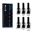 Beautilux Nagelgel-Nagellack-Kit Brown Coffee Chocolate Color 6pcs / set Salon Nails Art Gels Varnish UV LED Nail Lacquer Lot 10ml