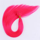 22 Zoll brasilianisches glattes Haar bündelt 100 Gramm einteiliges synthetisches Haargewebe Pferdeschwanz-Haarverlängerungen für afrikanische Frauen