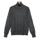 HLBCBG chic Otoño Invierno suéter grueso pulóveres mujer manga larga casual cálido básico cuello alto suéter mujer jerséis de punto top