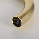 Küchen-Wasserhahn, gebürstetes Gold und Schwarz, Küchenarmatur, Einhand-Drehung, klassischer Waschbecken-Wassermischer