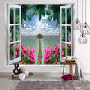 3D-gedruckter Wandteppich aus Ziegeln, zum Aufhängen, Mandala, Boho, psychedelisch, Hippie-Wandteppich, Heimdekoration, Handtuch