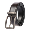 MEDYLA Genuine Leather For Men High Quality Black Buckle Jeans Belt Cowskin Casual Belts Business Belt Cowboy Waistband 3.5cm