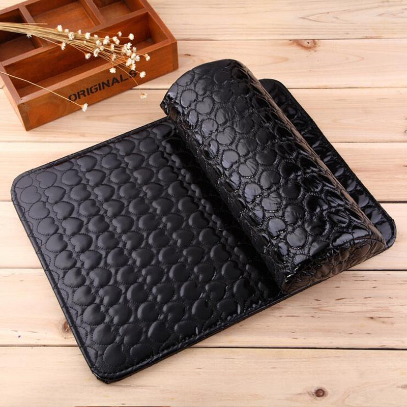 Professional Hand Cushion Holder Soft PU Leather Sponge Arm Rest Nail Pillow Manicure Art Beauty Nail Mat Pad