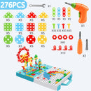 Kinder Bohrer Schraube Mutter Puzzles Spielzeug Pretend Play Tool Bohrer Demontage Montage Kinder Bohrer 3D Puzzle Spielzeug für Jungen