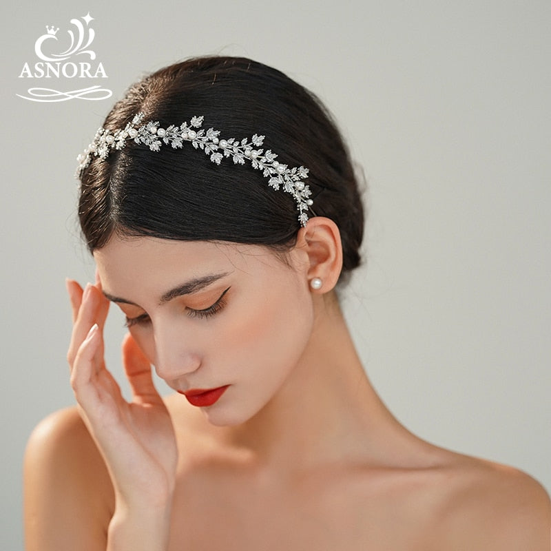 Klassische Kristall Hochzeit Kopfbedeckung Zirkonia Haarband Braut Haarschmuck Kopfschmuck Braut Krone Dinner Party Zubehör