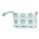 Wasserdichte wiederverwendbare Wickeltasche für Mama Menstruationseinlagen Kinder Windeln Aufbewahrung bedruckte Wetbag Mutterschaft Kinderwagen Wet Bag waschbar