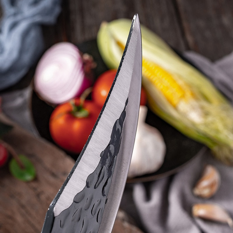 Cuchillo de carnicero de 6 pulgadas, cuchillo de carnicero de acero inoxidable, cuchillo forjado a mano para deshuesar, cuchillos de cocina para cortar, utensilios de cocina, Kinves para acampar