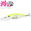 TSURINOYA Floating Minnow DW68 70F Angelköder 70 mm 5,2 g Ranger Profession Hartköder Jerkbait Crankbaits Swimbait Wobbler Köder