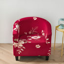 Clubsessel-Abdeckung Stretch-Wanne-Stuhl-Schonbezug Bedruckte Sofa-Abdeckung Spandex-Couch-Abdeckungen für Bar-Arbeitstheke-Wohnzimmer