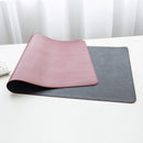 Large Mouse Pad Gamer Waterproof PU Leather Suede Desk Mat Computer Mousepad Keyboard Table Cover Double-Side Portable Mousespad
